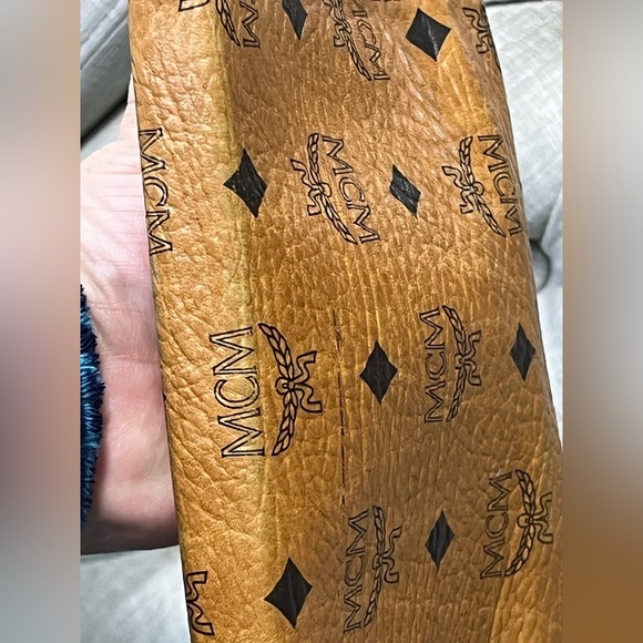 MCM Long Kisslock Leather Authentic Vintage wallet - Picture 14 of 16